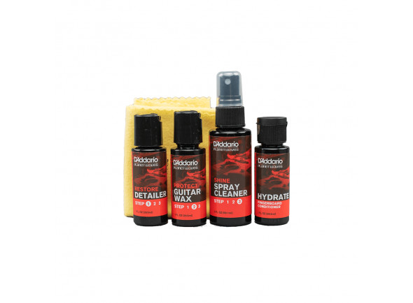 D'Addario PW-GCB-01 kit de produtos de limpeza D'Addario PW-GCB-01 kit de produtos de limpeza